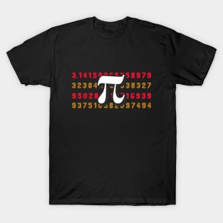 π to 49 decimal places T-Shirt